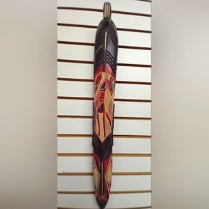 Wall Decor Wooden African Art Sybol Graffiti